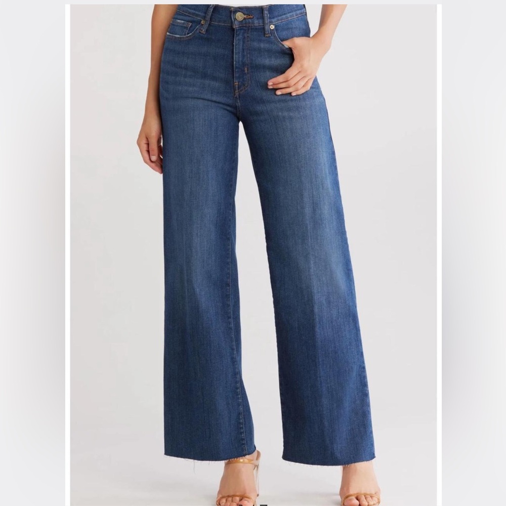NWT FRAME Women's Thunderstorm Le Slim Palazzo High Rise Wide Leg Jeans Size 27